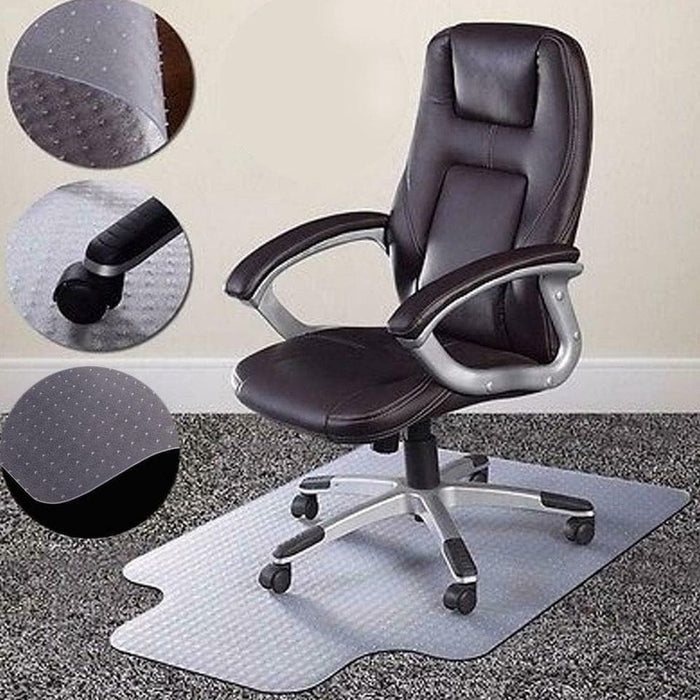 Hot 36"x48"chair pvc floor mat home office studded back with lip for pile carpet