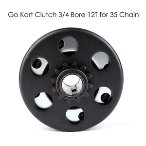 ⚡️NEW 📣 Go Kart Clutch 3/4 Bore 12T for #35 Chain, Predator 212 #25479 🌷