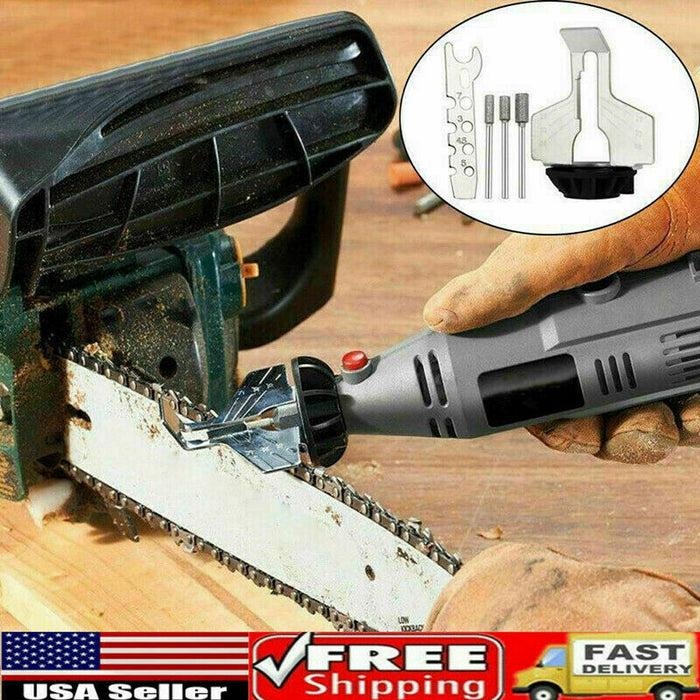 Electric Grinder Chainsaw Sharpener File Tool Attachment