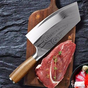 SALE!!!🎁 Asian Chef Damascus Pattern Stainless Steel Kitchen Meat Chopping Knife