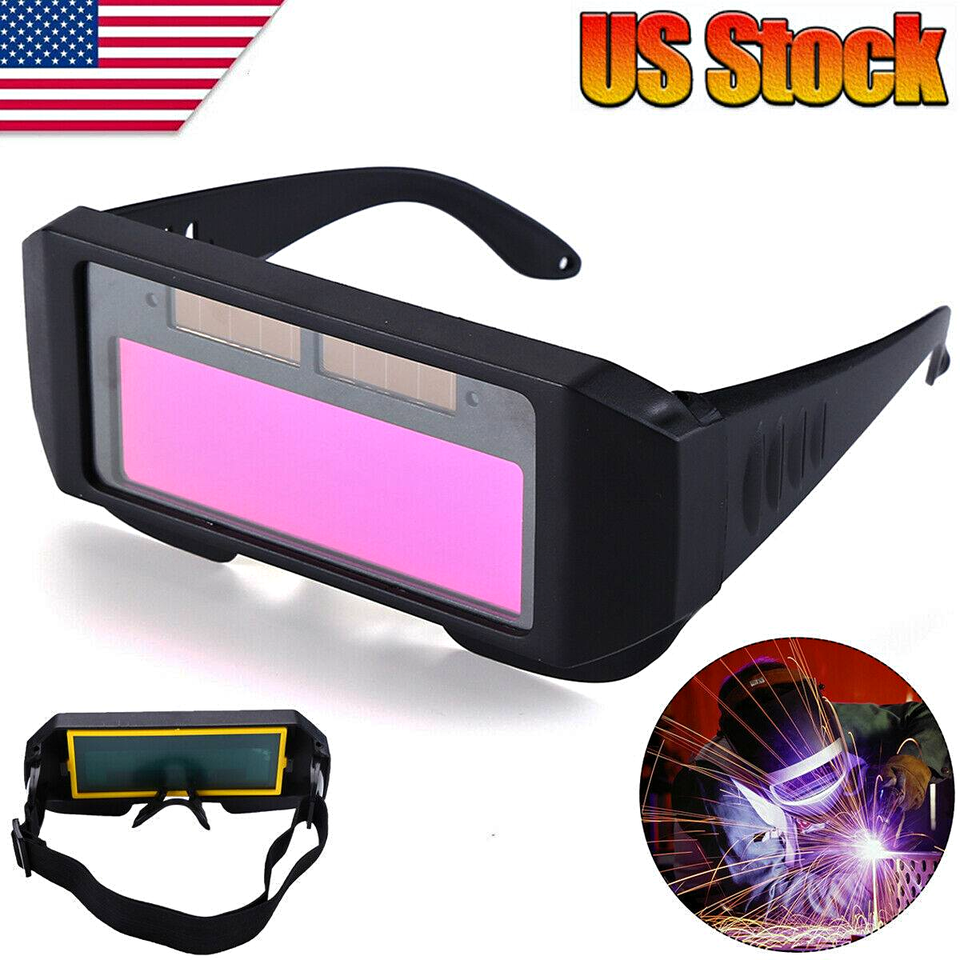 Solar Powered Auto Darkening Welding Helmet Eyes Welder Glasses Mask For Welding