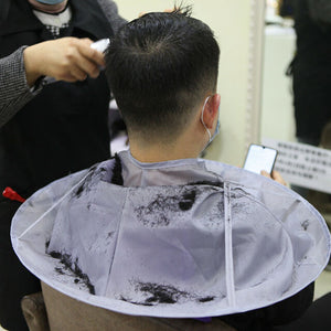 Barber Gown Cloth Hair Cutting Cloak Umbrella Hairdressing Cape Barber Salon US