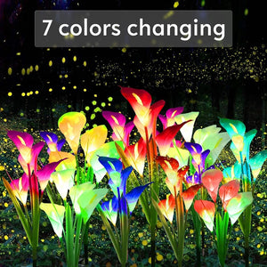 ||NEW|| Solar Lights Outdoor Garden Stake Flower Lights(3 pack)