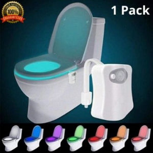 Bowl Bathroom !! Toilet LED Light !! 8 Color Lamp Sensor Night Lights Motion Activated