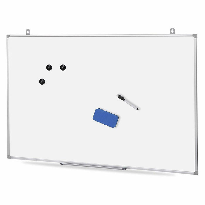 36 x 24 inch Magnetic Whiteboard Dry Erase White Board Wall Hanging Board