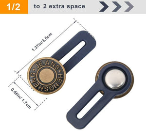 8pcs Pants Extender Button, Pants Waist Silicone Extender Button for Men and Women