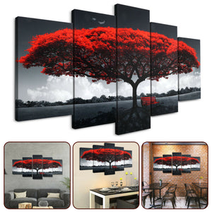 Modern Living Room Decor 5pcs Canvas Print Paintings Landscape Pictures Wall Art