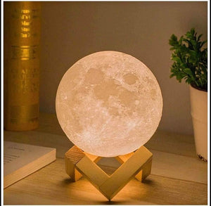 3D Moon Lamp Moon Light Night Light for Kids Gift for Women USB Charging and Touch Control Brightnes