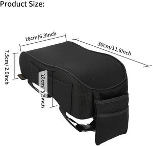 Car Armrest Cushion LINGSFIRE Car Center Console Armrest Cover Memory Foam Car Middle Console Cover Soft Breathable Car Armrest Cushion Pad with Phone