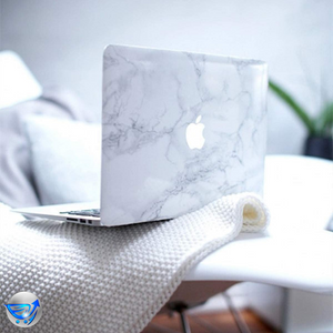 Glossy Marble Paper Granite GrayWhite Roll Wallpaper