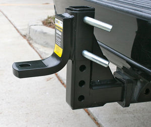 8-Position Adjustable Ball Mount Tow Hitch - 5000 lbs. GTW Capacity , Black