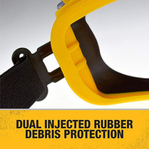 ⚡Fast Shipping⚡ DEWALT DPG82-11C Concealer Clear Anti-Fog Dual Mold Safety Goggle Clear Lens 1Pair