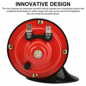 12V Super Loud Train Horn Waterproof for Motorcycle Car Truck SUV Boat