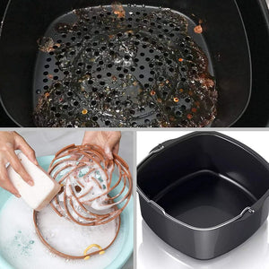 Air Fryer Silicone Pot - Easy Cleaning Air fryer Accessories Replacement of Parchme