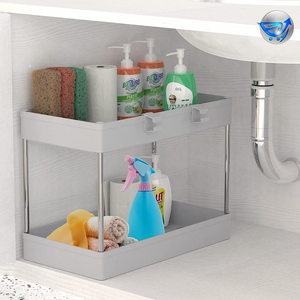 2 Tier Under Sink Storage Organizer