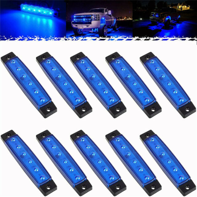 10Pcs LED Pods Rock Underbody Wheel Lights For Jeep Offroad Truck UTV ATV Boat