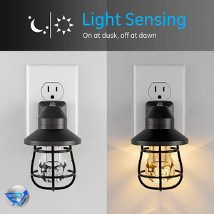 2 Pack LED Vintage Night Light for Home Decor