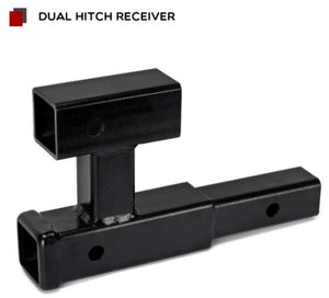 Truck Dual Receiver Extender Trailer Towing Hitch Extension Bicycle Extender (GTW- 4000 lb.)