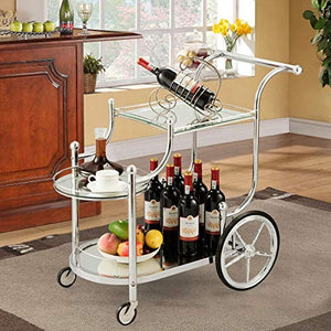⚡️NEW 📣 Rolling Bar Cart, Metal Serving Cart #26964 🌷