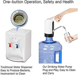 Water Bottle Pump 5 Gallon,USB Charging Automatic Water Dispenser,Portable Electric Drinking Water