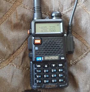 Two Way Radio Baofeng UV5R Portable Walkie Talkie Program Police Fire HAM Transceiver 08/22A