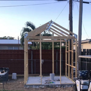 Easy DIY Storage Sheds Framing Kit Shed Kit For Outdoor Storage Garden Yard Home Decor