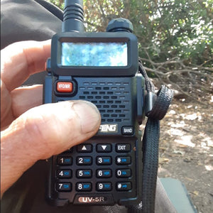 Two Way Radio Baofeng UV5R Portable Walkie Talkie Program Police Fire HAM Transceiver 08/22A