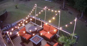 25Ft Outdoor String Globe Patio Lights Waterproof for Backyard Porch Balcony Party