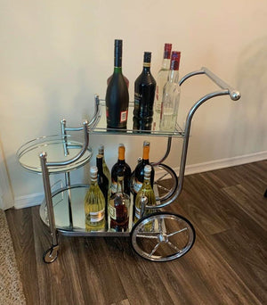 ⚡️NEW 📣 Rolling Bar Cart, Metal Serving Cart #26964 🌷