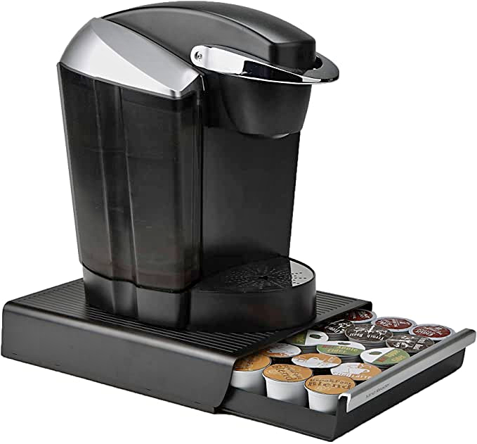 Single Serve Coffee Pod Drawer Holder Kitchen Countertop Station Capsule 30 Capacity