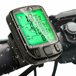 Waterproof LCD Digital Computer Bicycle Bike Backlight Speedometer Odometer NEW