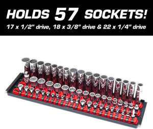 [18-Inch] 3-Rail Multi-Drive Socket Boss(Red)