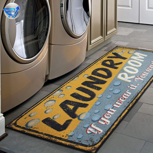 Laundry Design Rubber Back Runner Rug, 20" x 59"