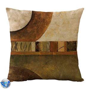 Set of 4 Vintage Geometric Decorative Throw Pillow Covers