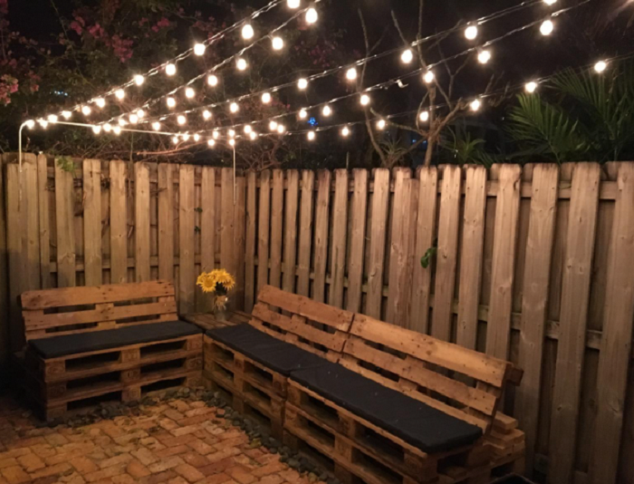 25Ft Outdoor String Globe Patio Lights Waterproof for Backyard Porch Balcony Party