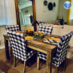 Set of 4 Universal Stretch Elastic Chair Protector Covers