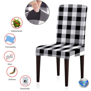 Set of 4 Universal Stretch Elastic Chair Protector Covers