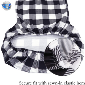 Set of 4 Universal Stretch Elastic Chair Protector Covers