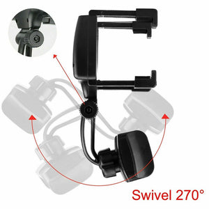 Universal Auto Car Rear-view Mirror Mount Stand Holder Cradle For Cell Phone GPS