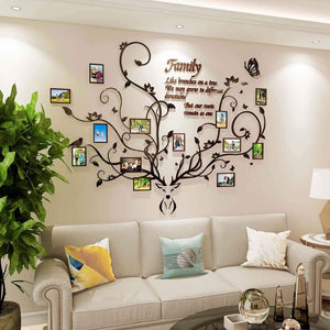 Family Tree Wall Decor 3D Removable Picture Frame Collage