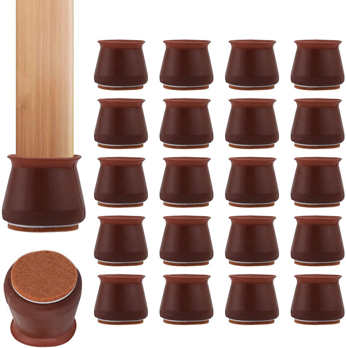 Chair Leg Protectors for Hardwood Floors, 36 Pack
