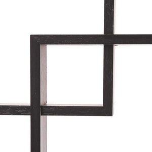 4 Cube Intersecting, Easy-to-Assemble Floating Wall Mount Shelves for Bedrooms