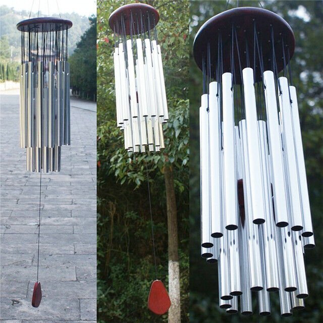 🔖Clearance Sale ❗️❗️ 27 Tubes Windchime Chapel Bell Wind Chime Outdoor Garden Home Decor w/Hook