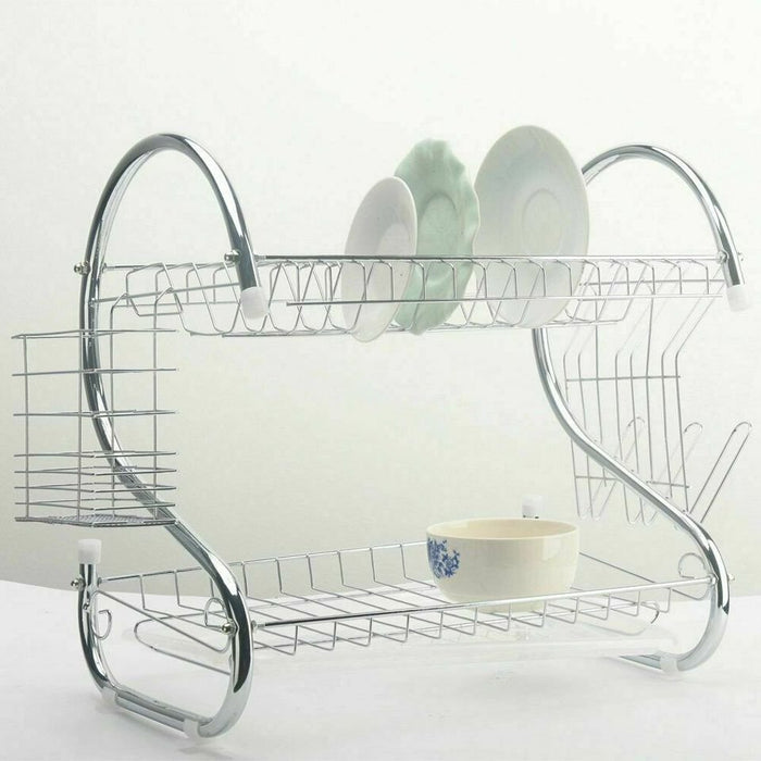 (BRAND NEW) Kitchen Rack Dish Plate Bowl Cup Drying Drainer 2