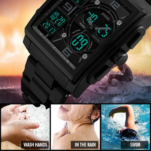 ⚡NEW⚡ Men's Digital Army Military Sport Quartz Analog Chronograph Waterproof Watch US