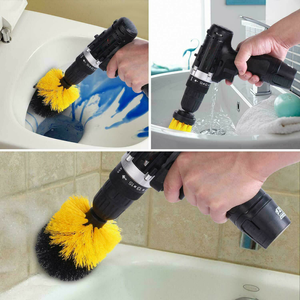 HOT SALE 🧼 3 Pack Drill Brush Attachment Cleaning Power Scrubber Brushes Set Kit Cleaner Tool