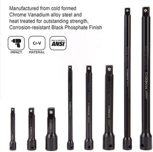 Brand New 18-Piece Drive Tool Accessory Set Adapters, Extensions and Universal Joints and much more