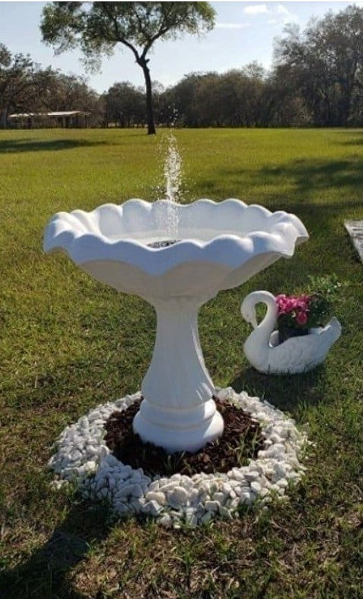 Bird Bath Fountain Solar Power Water Pump Floating Outdoor Pond Garden Pool