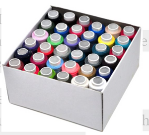 36 Color All Purpose Hand Machine Sewing Embroidery Polyester Thread Assortment Spools