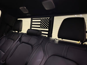 2002-2008 Dodge RAM Back Middle Window American Flag Decal Stickr